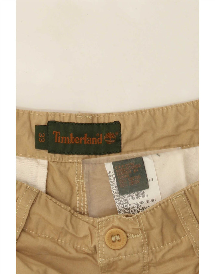 Muške kargo hlače Timberland Bootcut W33 L29 bež pamuk
