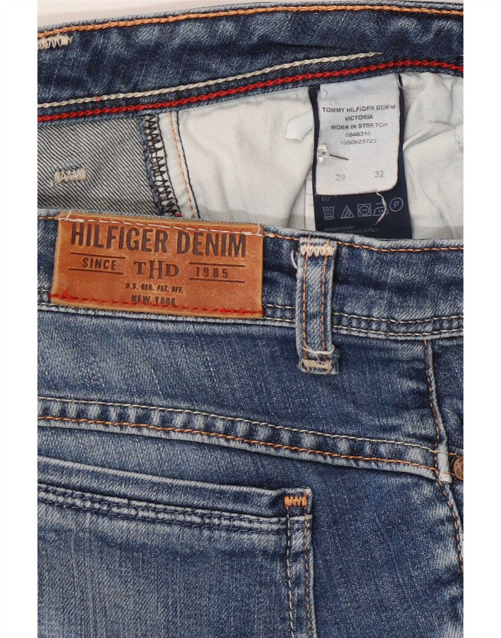 Ženske uske traperice Tommy Hilfiger W29 L32 plavi pamuk