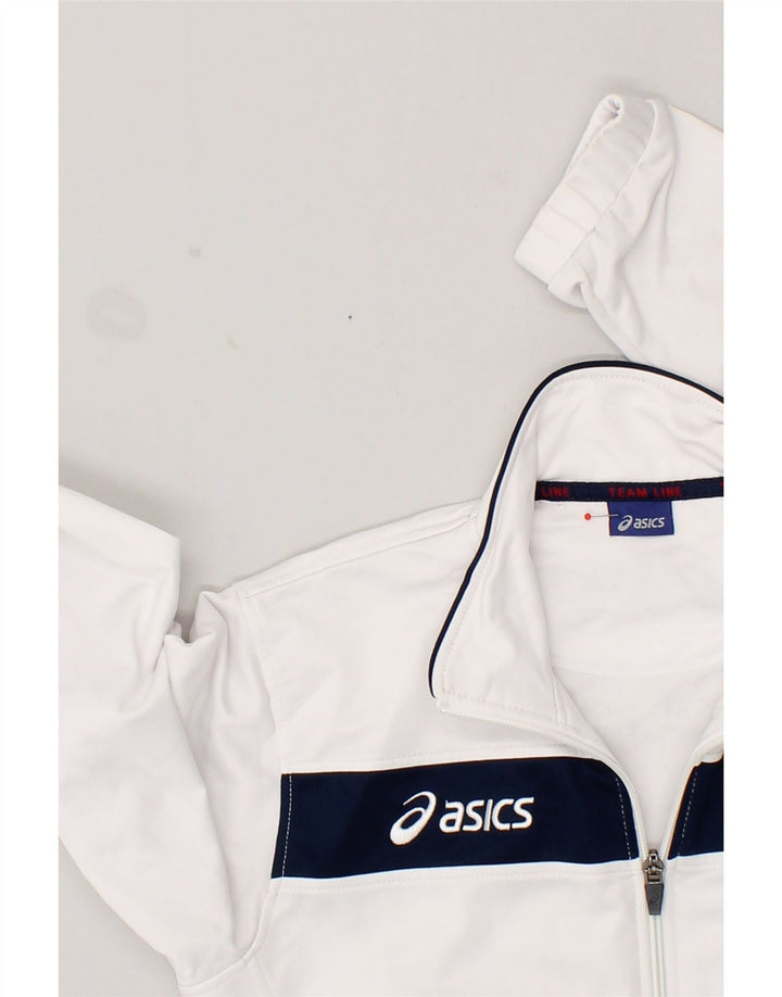 OASIS Boys Graphic Tracksuit Top Jacket 13-14 Years White Colourblock | Vintage Oasis | Thrift | Second-Hand Oasis | Used Clothing | Messina Hembry 