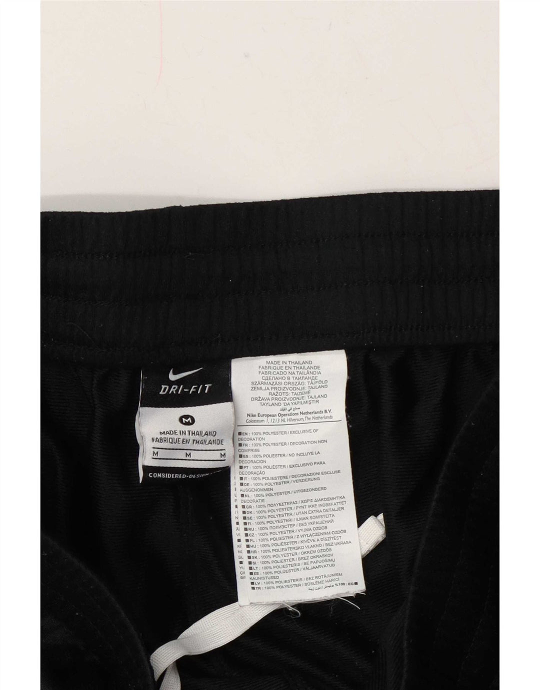 Nike muške Dri Fit sportske kratke hlače srednje crne boje od poliestera