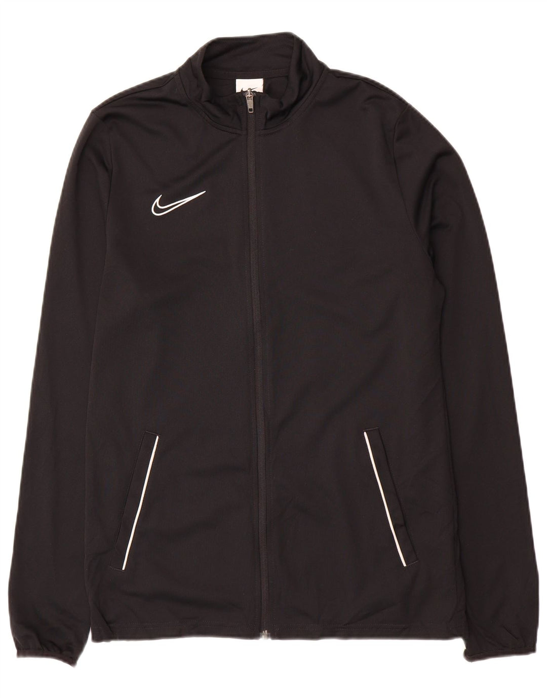 Nike muška gornja jakna trenirke srednje crne boje od poliestera
