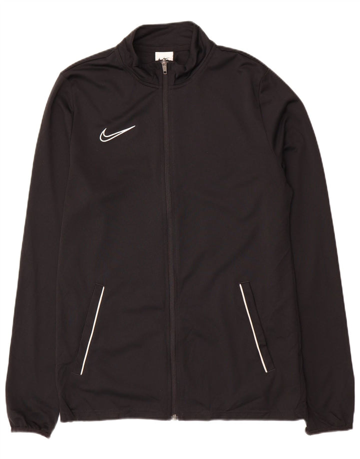 Nike muška gornja jakna trenirke srednje crne boje od poliestera