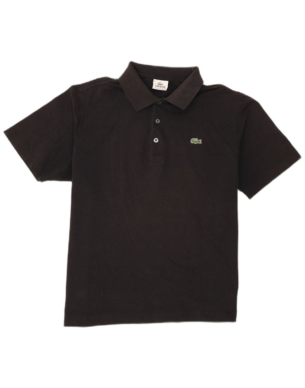 Lacoste muška polo majica kratkih rukava veličina 6 XL crni pamuk