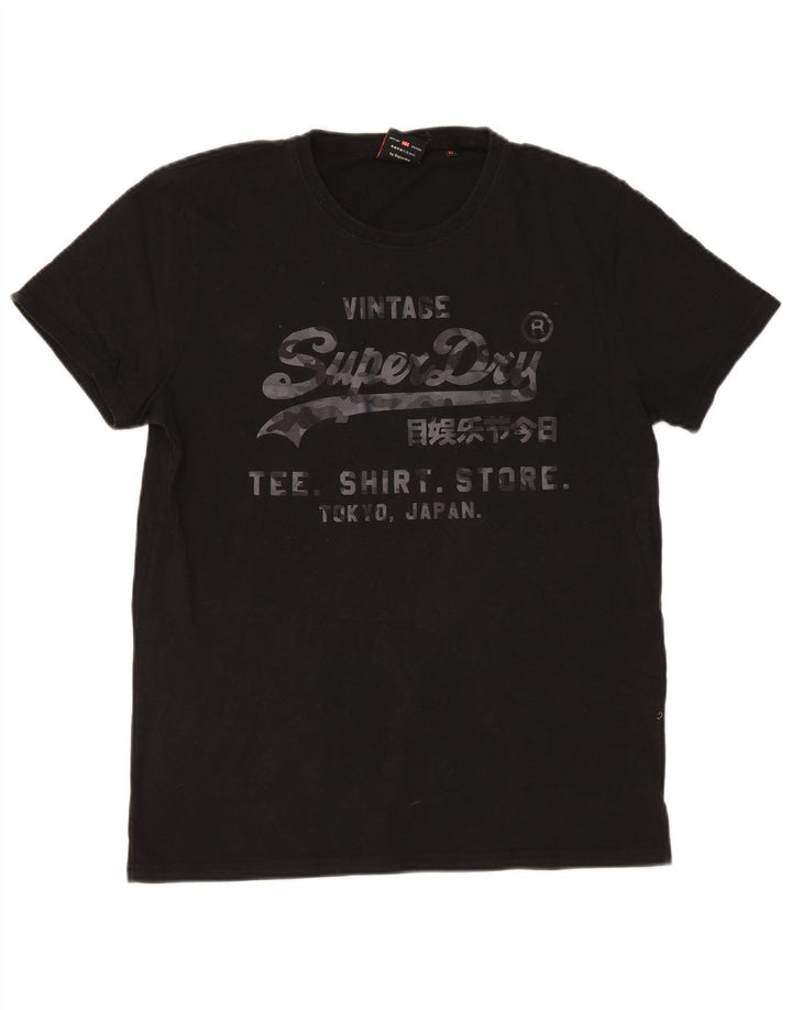 Superdry muška majica s grafičkim motivima XL crna