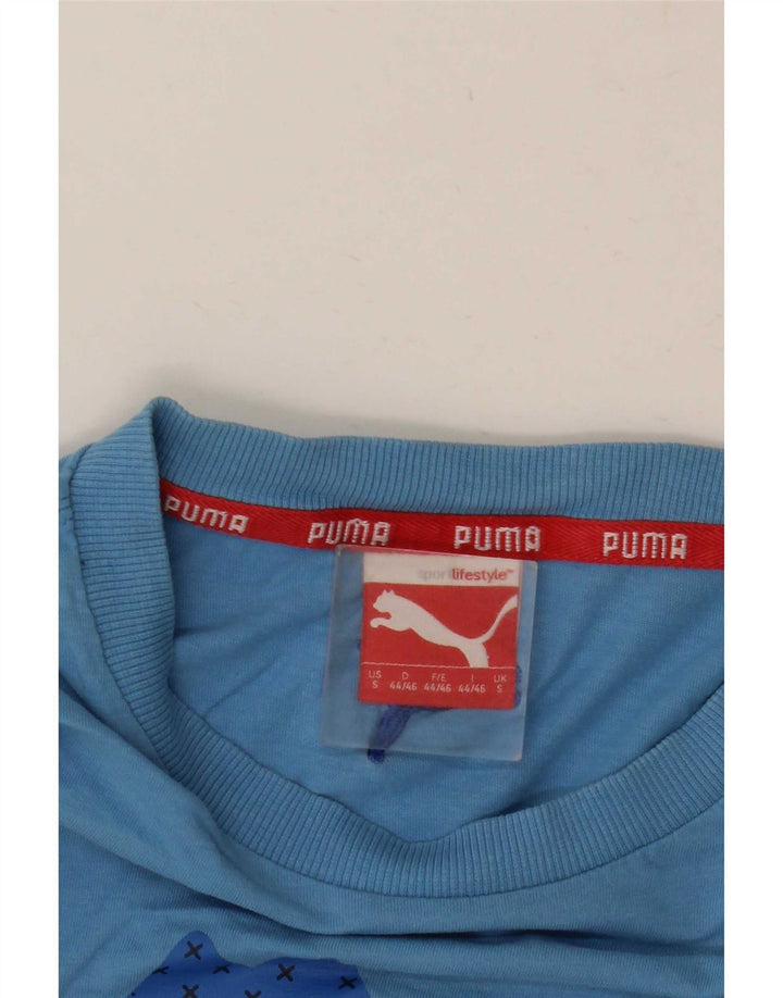 Puma muška majica s grafičkim motivima, mala plava