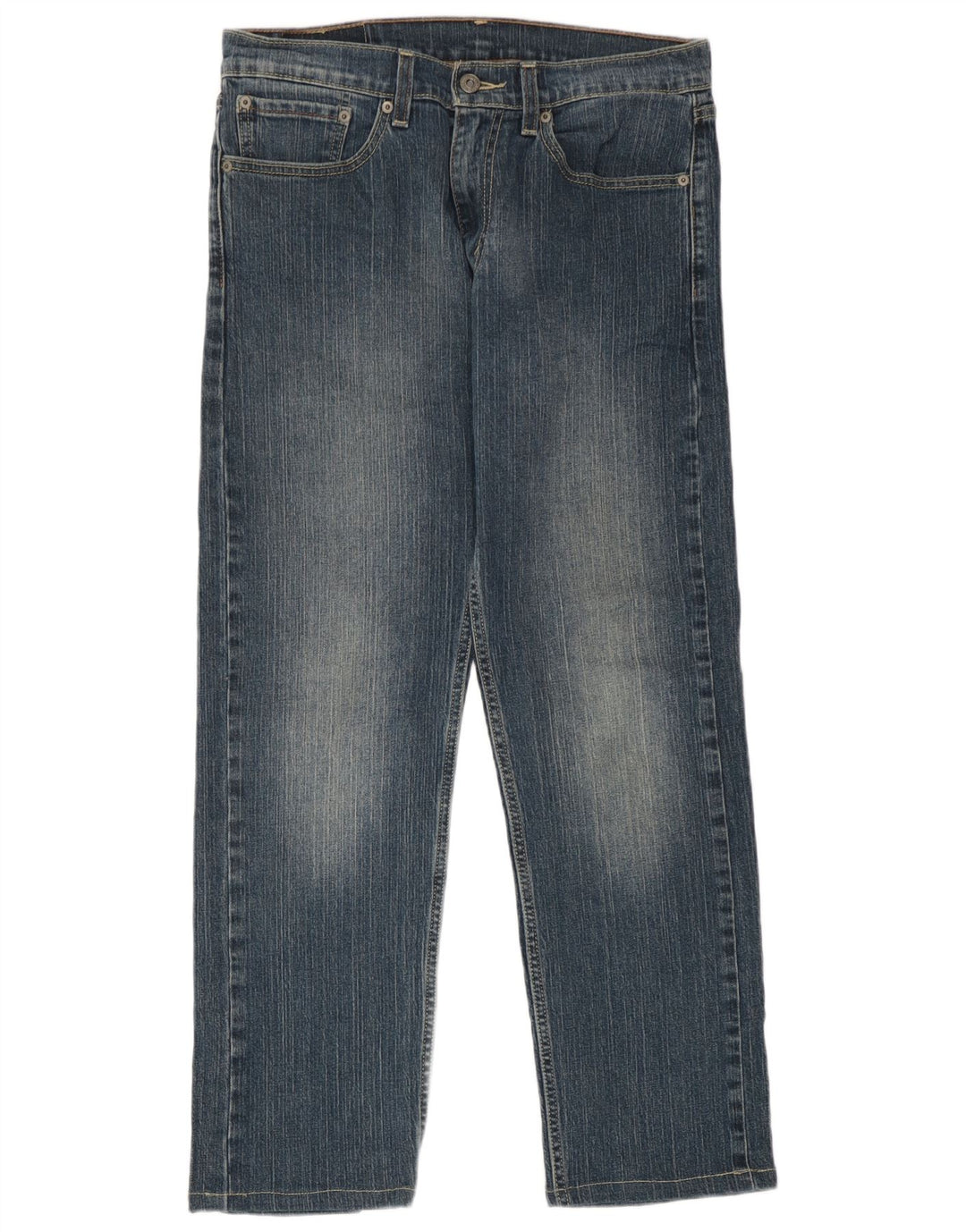 Levi's muške 505 ravne traperice W31 L27 plavi pamuk
