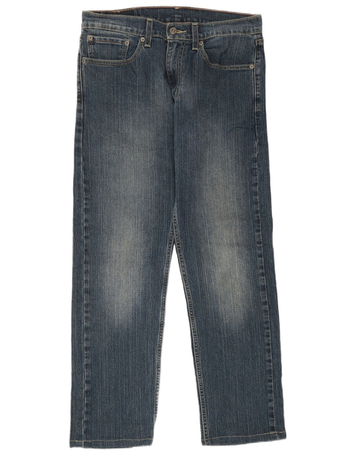 Levi's muške 505 ravne traperice W31 L27 plavi pamuk