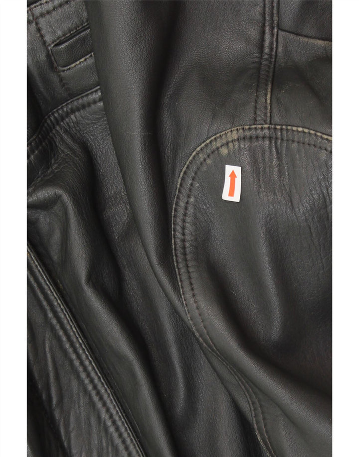 FATIGUE Muška kožna jakna UK 38 Srednja crna koža