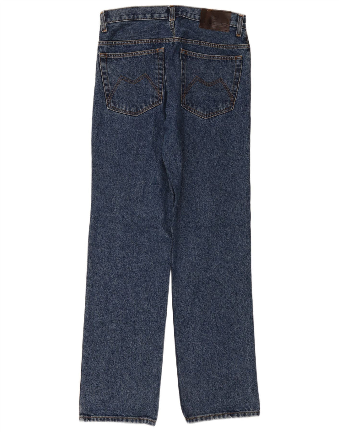 MAVERICK Mens Clinton Straight Jeans W32 L32 Blue Cotton