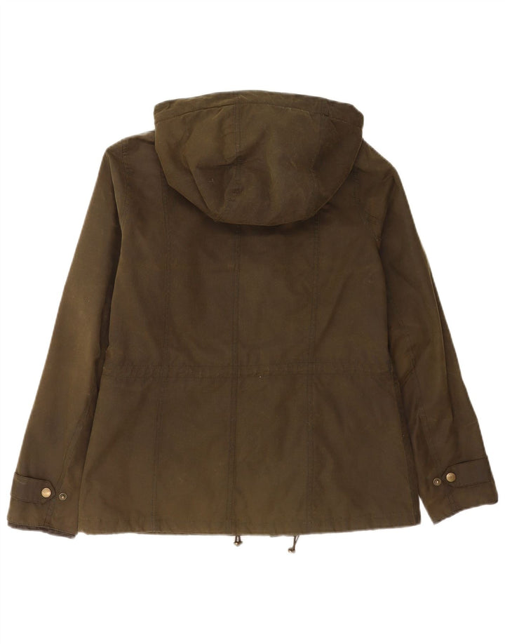 Barbour ženska jakna od voštanog pamuka s kapuljačom UK 12 srednje boje kaki