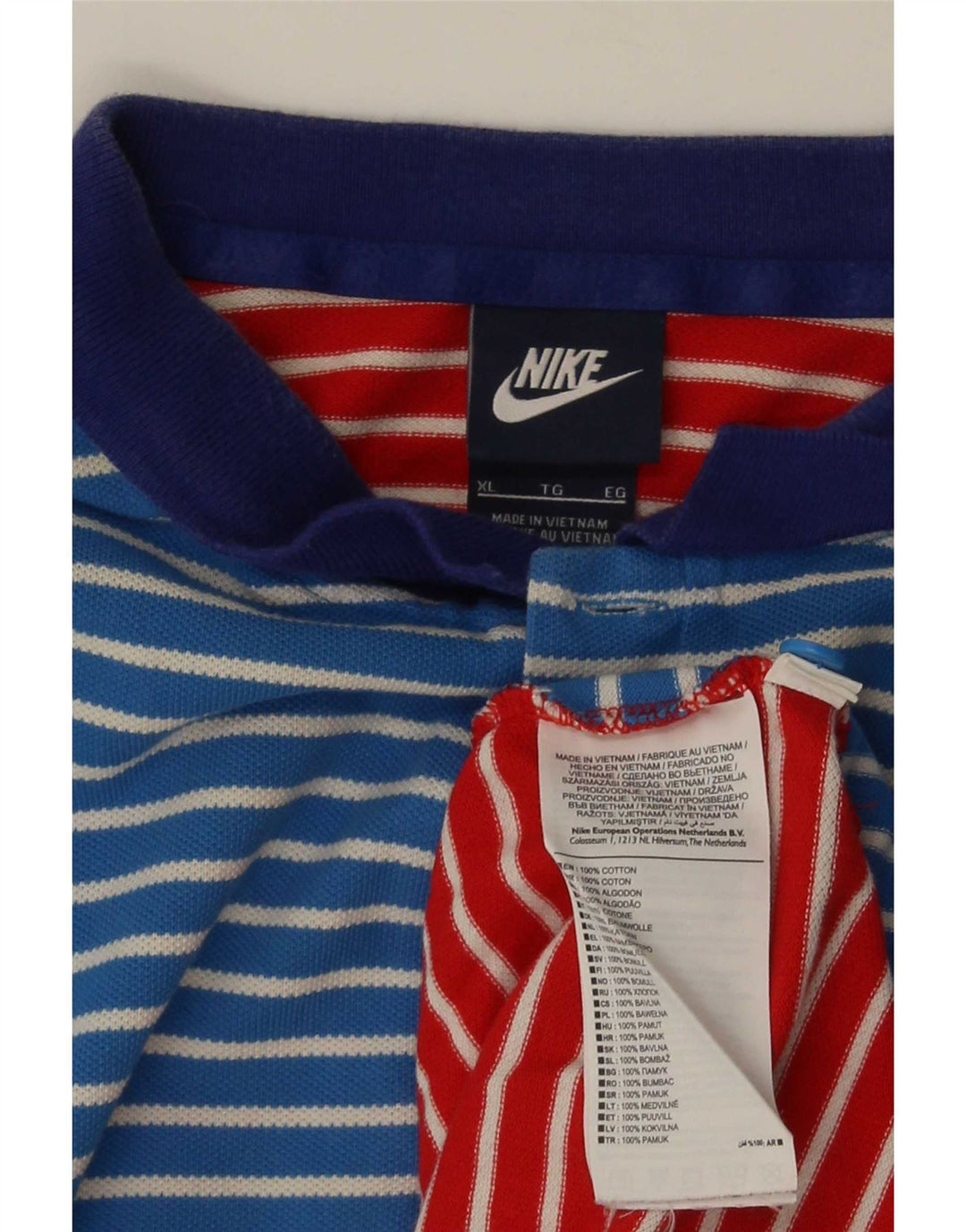Nike muška polo majica XL raznobojni prugasti pamuk