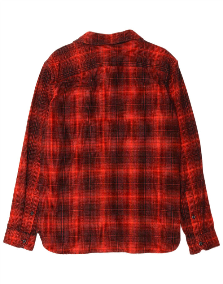 LEVI'S standardna muška flanelska košulja srednje crvene karirane pamučne boje