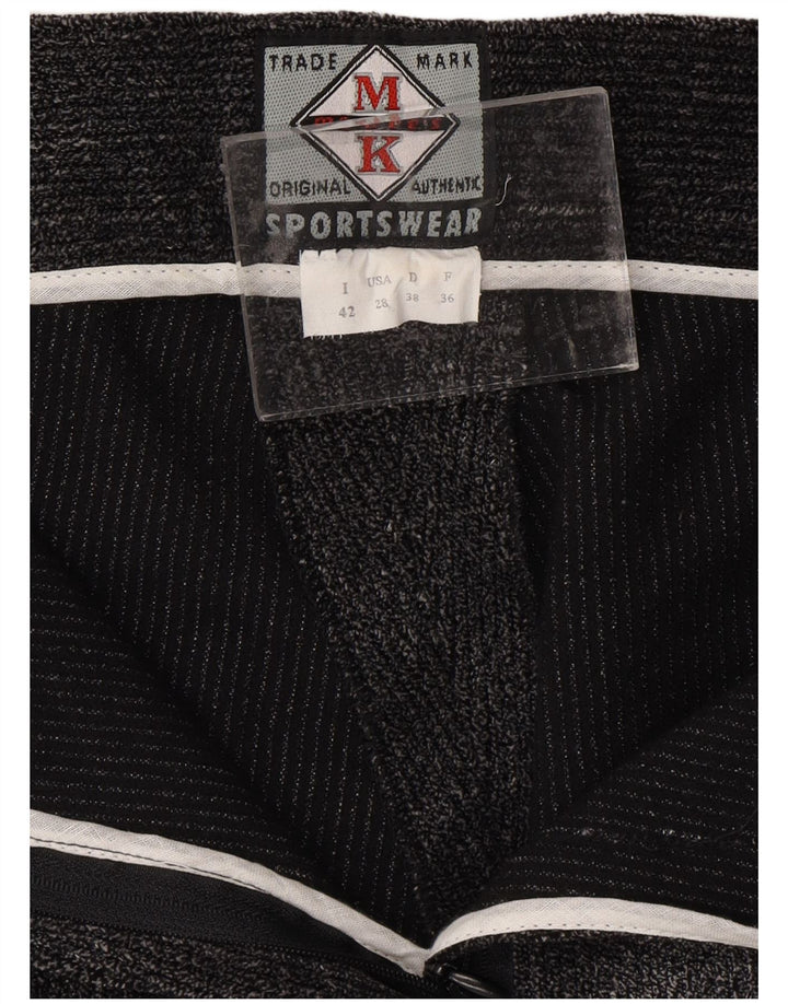 MC KEE'S Ženske uske hlače od samta IT 42 srednje W28 L25 sive