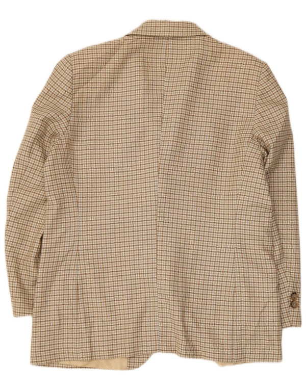 Luisa Spagnoli, ženski sako sa 2 gumba IT 48 XL, bež houndstooth