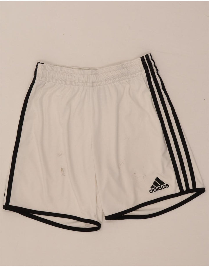 Adidas muške sportske kratke hlače, male bijele poliesterske