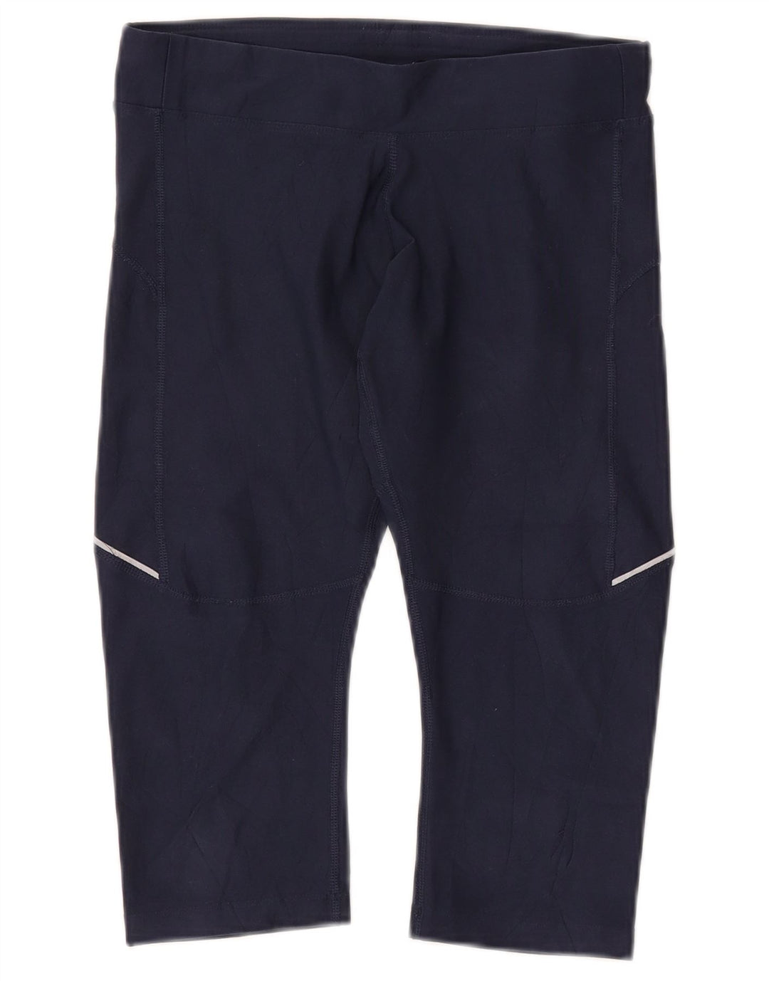 NIKE ženske Dri Fit Capri tajice UK 10 Male tamnoplave poliesterske