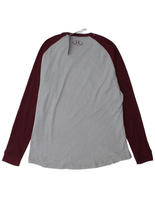 UNDER ARMOUR Muška majica dugih rukava XL sivi poliester u boji