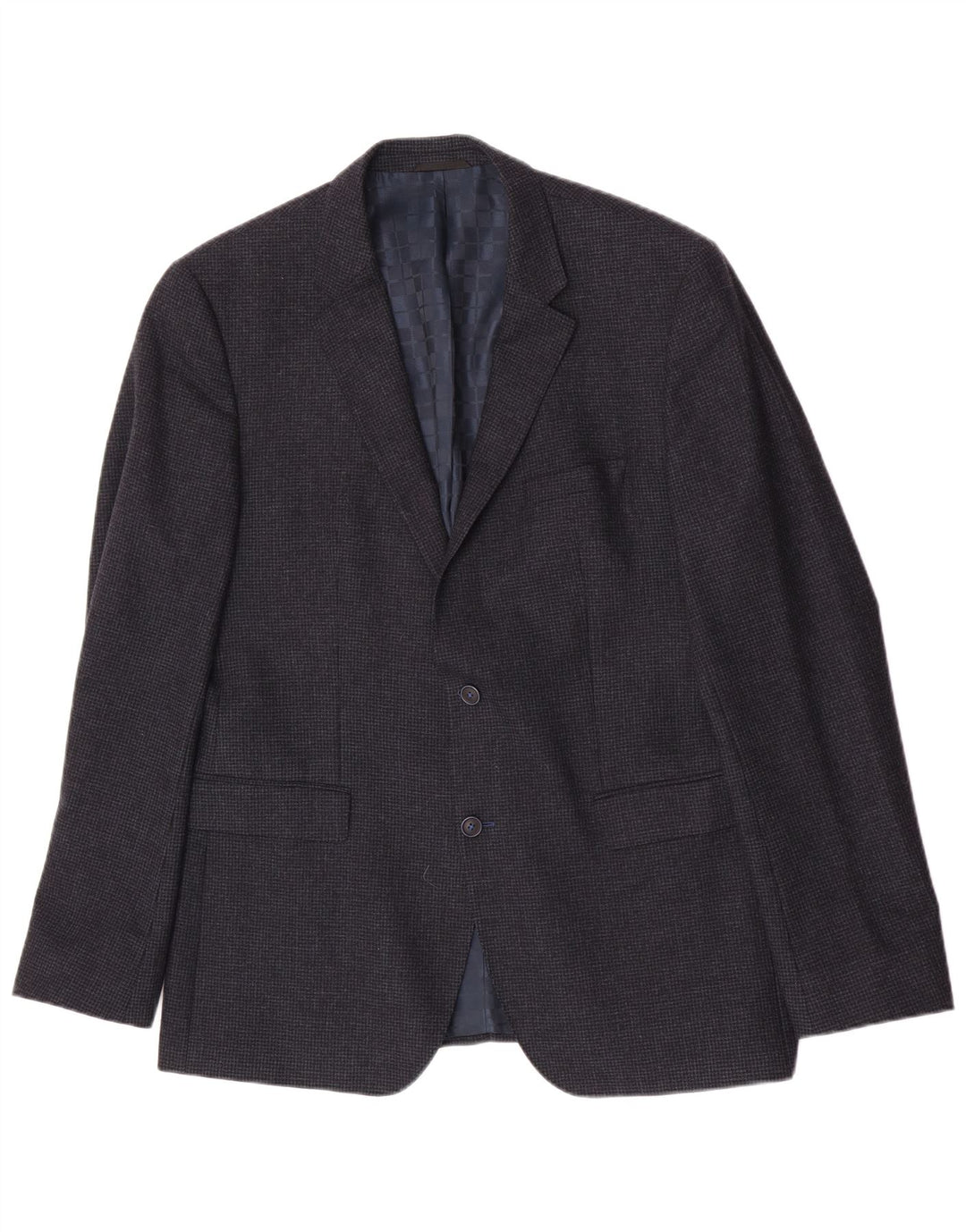 Hugo Boss muška jakna sa 2 gumba UK 42 XL tamnoplava houndstooth