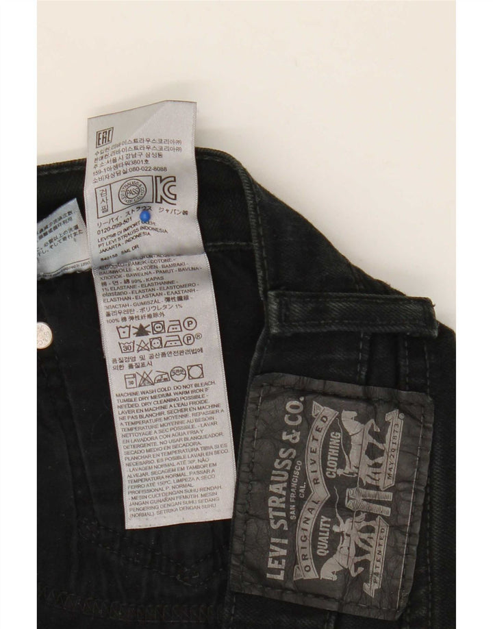 Levi's muške skraćene traperice W36 L25 crni pamuk