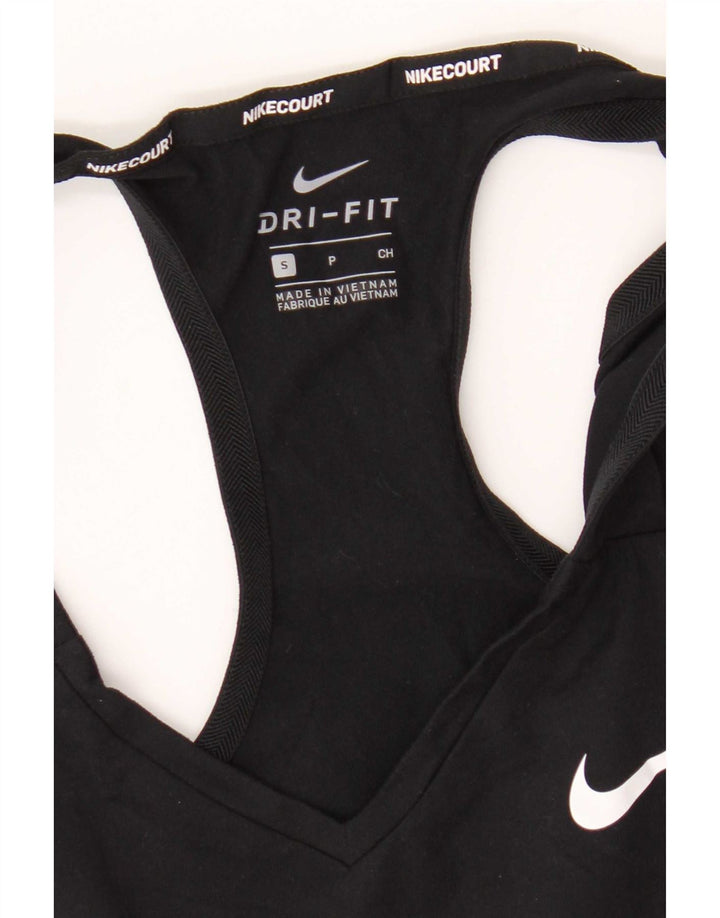 Nike Ženski Dri Fit Vest Top UK 8 Small Black