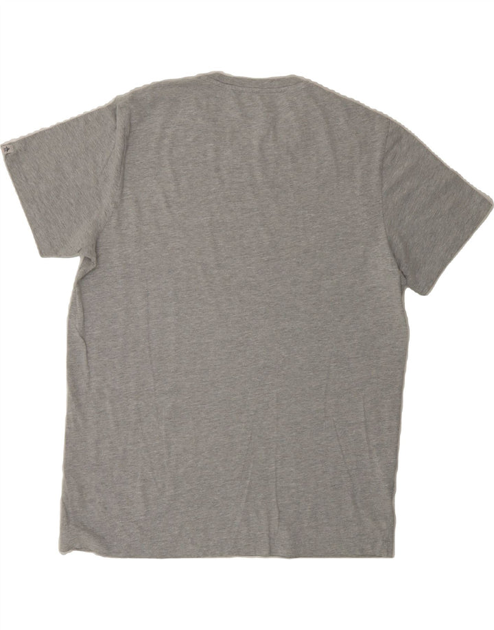 PENGUIN Mens Graphic T-Shirt Top Large Grey Cotton Vintage Penguin and Second-Hand Penguin from Messina Hembry 