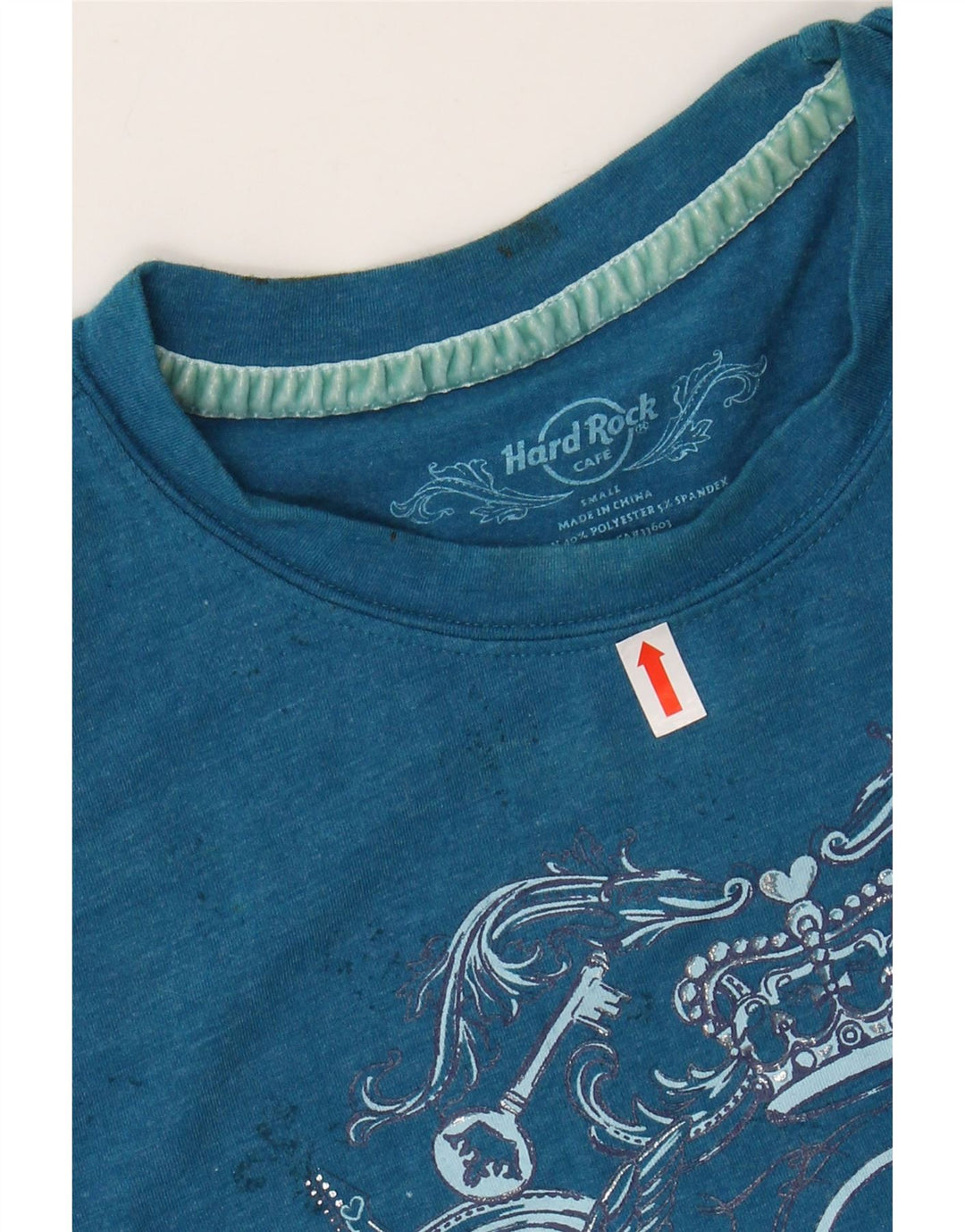 HARD ROCK CAFE Ženska majica s motivima San Diego UK 8 Mala plava pamučna