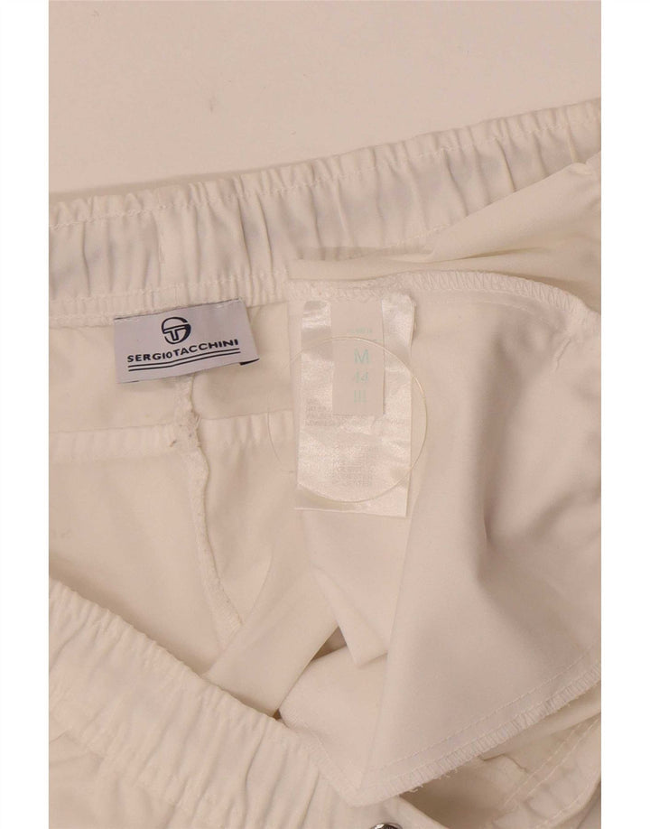 Sergio Tacchini ženske sportske kratke hlače IT 44 Srednje bijeli poliester