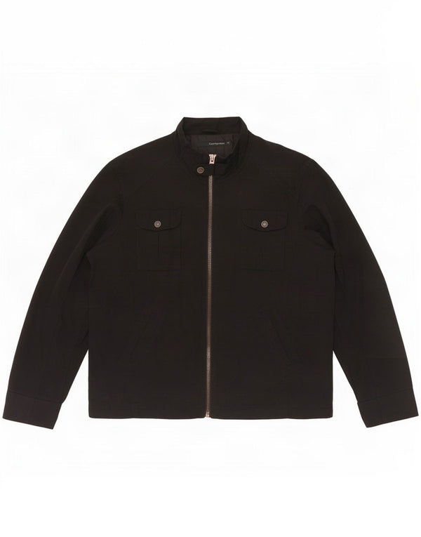 Calvin Klein Jeans muška bomber jakna UK 44 2XL crni pamuk