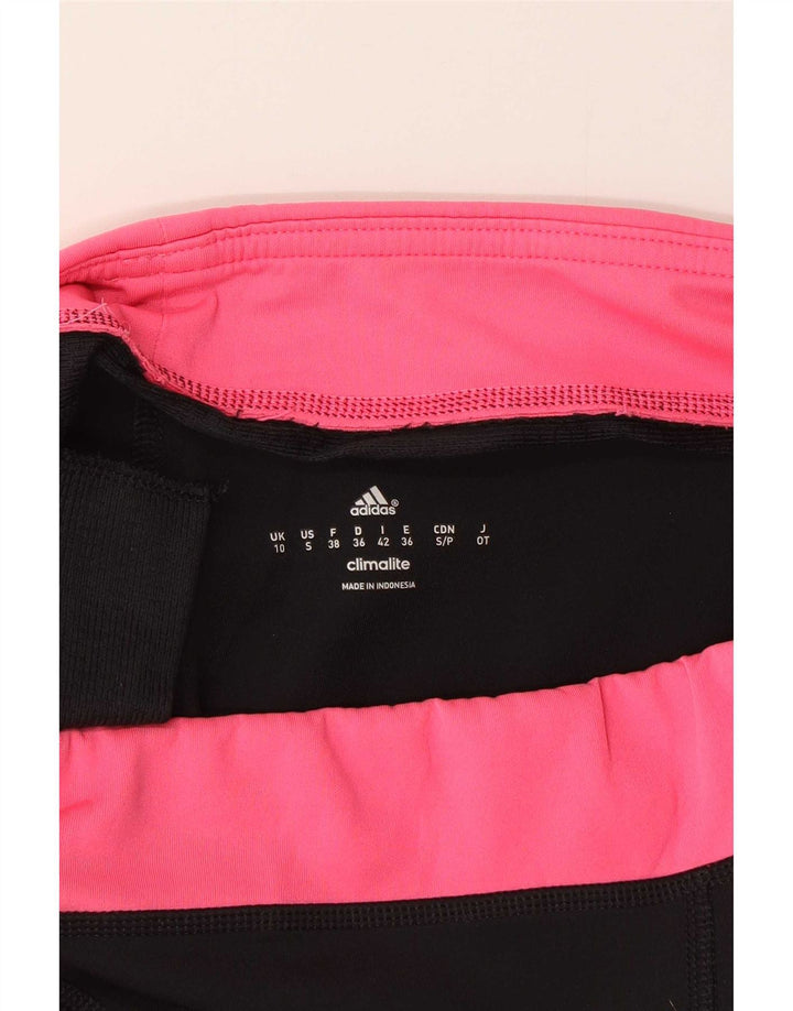 Adidas ženske kapri tajice UK 10 malih crnih poliestera u boji
