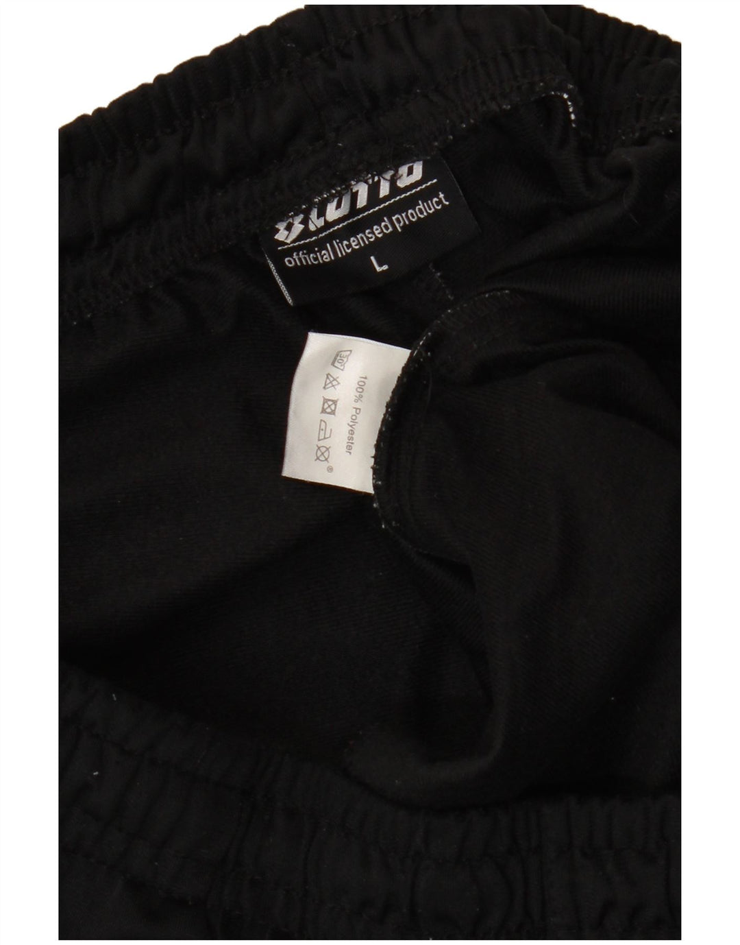 LOTTO Mens Tracksuit Trousers Joggers Large  Black Polyester