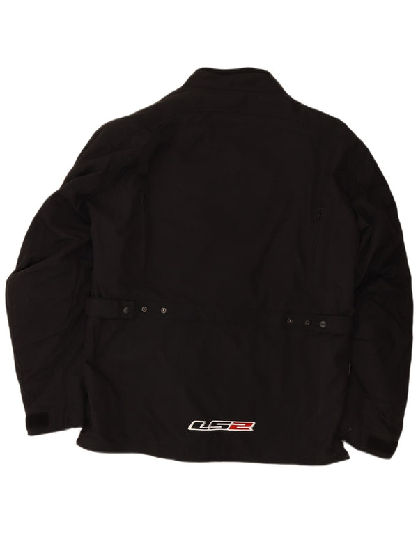 LS2 Muška odjeća Graphic Racer Jacket UK 48 4XL crni poliamid