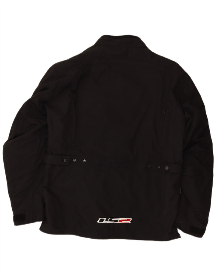 LS2 Muška odjeća Graphic Racer Jacket UK 48 4XL crni poliamid