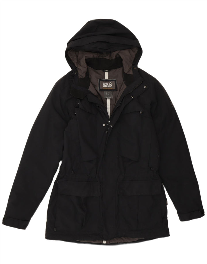 Jack Wolfskin muška vjetrovka s kapuljačom UK 36/38 srednji crni poliamid
