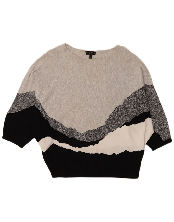 PHASE EIGHT Preveliki ženski džemper s veznim izrezom UK 14 srednje siva