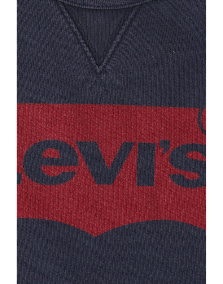 LEVI'S muška majica s grafičkim motivima XL tamnoplavi pamuk