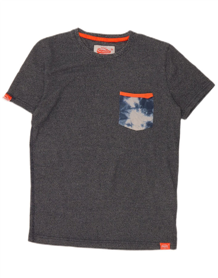Superdry muška majica kratkih rukava Mala Siva Tie Dye Pamuk