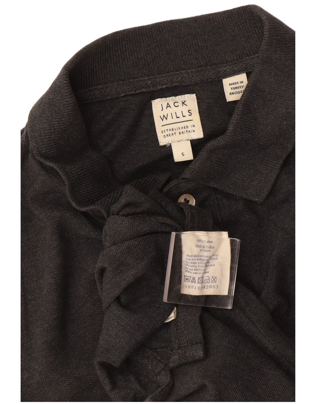 Jack Wills muška polo majica mala siva pamučna