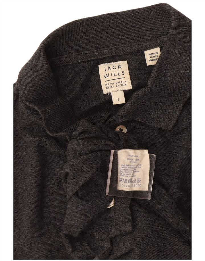 Jack Wills muška polo majica mala siva pamučna