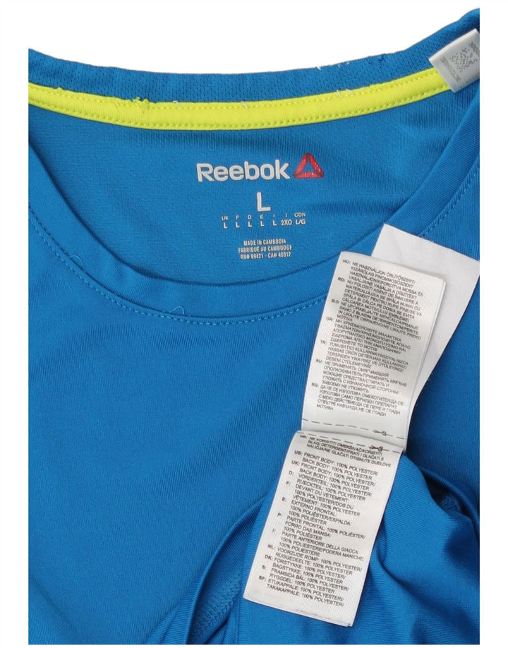 Reebok muški gornji dio prsluka veliki plavi poliester