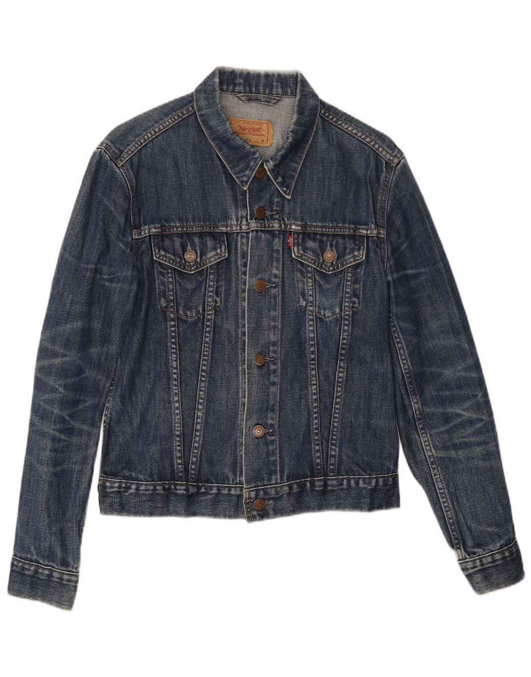 Levi's traper jakna za djevojčice 11-12 godina, srednje tamnoplavi pamuk