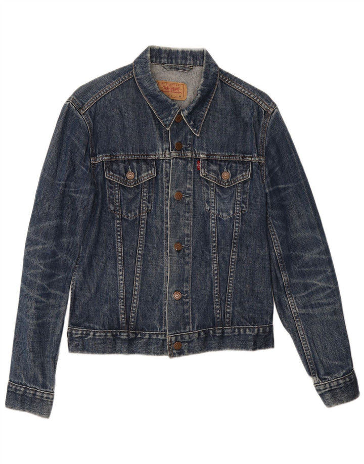 Levi's traper jakna za djevojčice 11-12 godina, srednje tamnoplavi pamuk