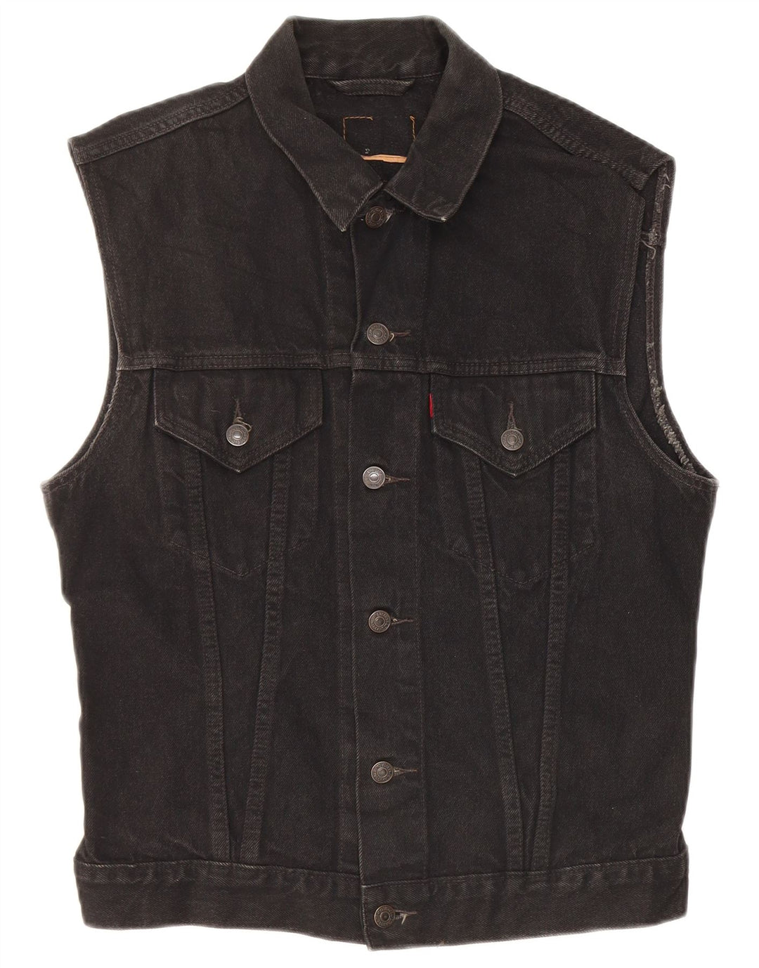 Levi's muška traper majica UK 38 Srednje crni pamuk