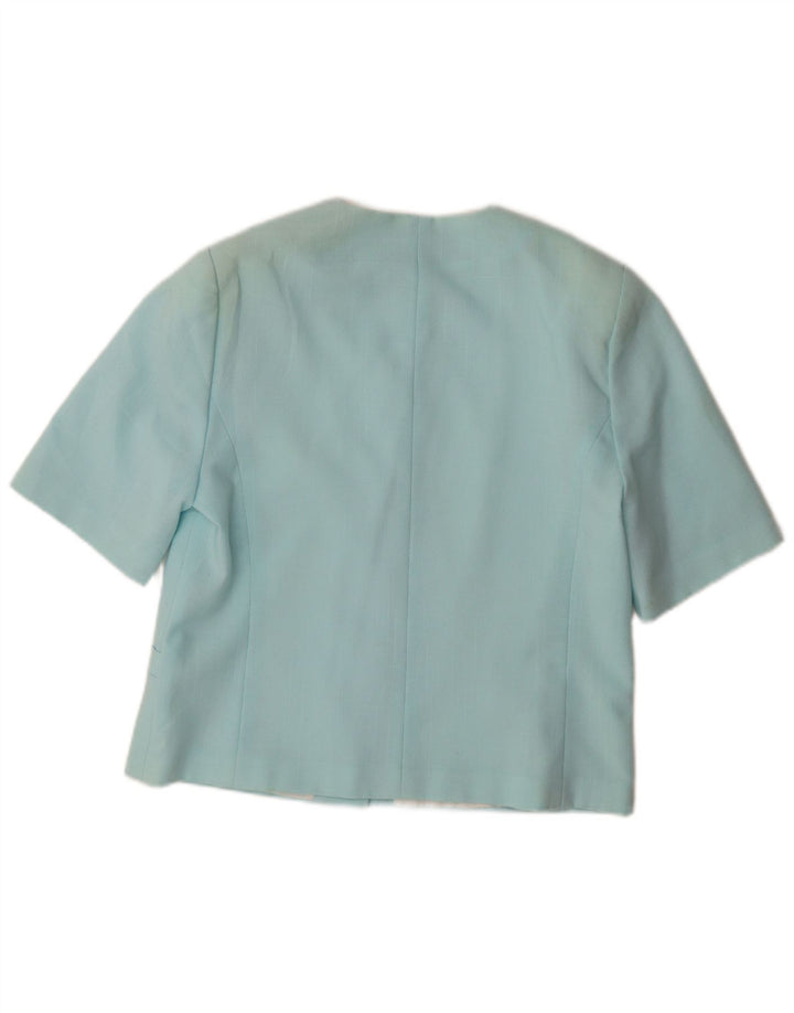 VIVIENNE LAURENCE Ženska jakna s 5 gumba UK 12 Srednje plava