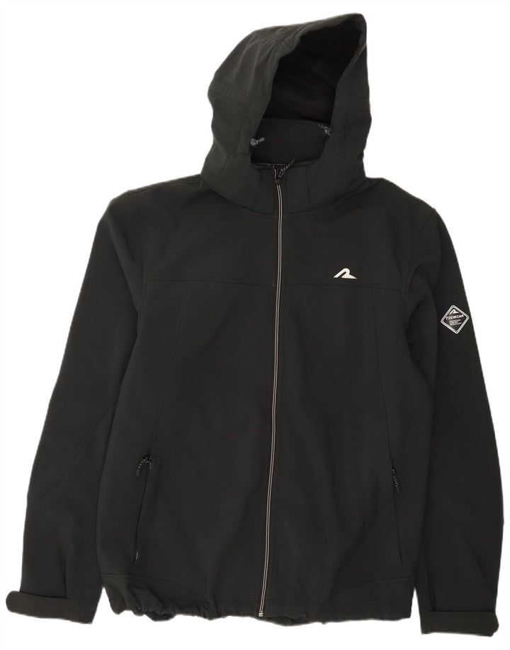 Rodeo muška vjetrovka s kapuljačom UK 42 XL crni poliester