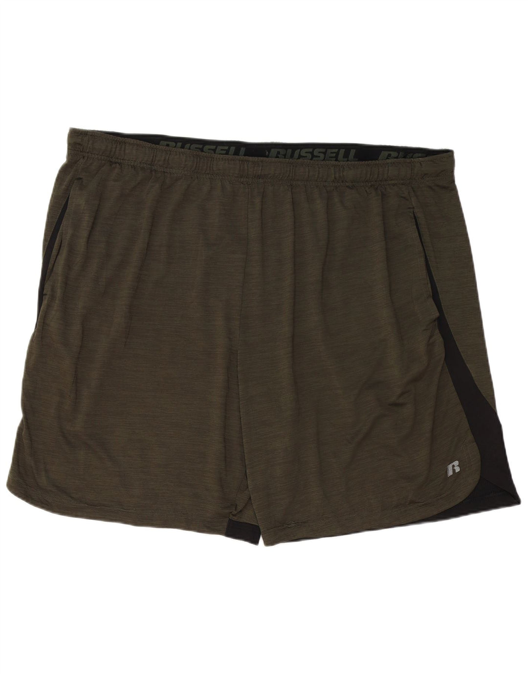 RUSSELL ATHLETIC Dri-Power sportske kratke hlače 3XL kaki boje