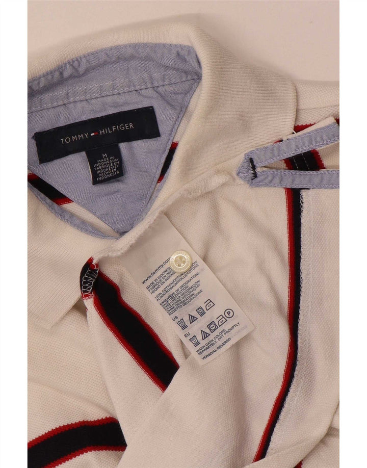 Tommy Hilfiger muška polo majica srednje bijele pruge, pamuk