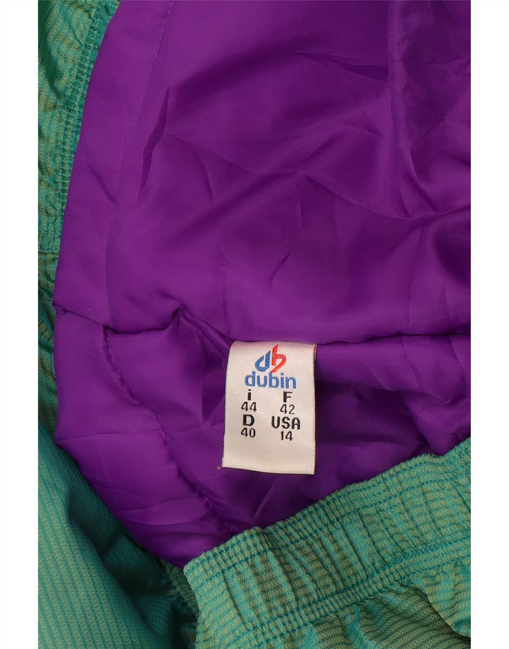 Ženska velika skijaška jakna Dubin IT 44, najlon srednje zelene boje