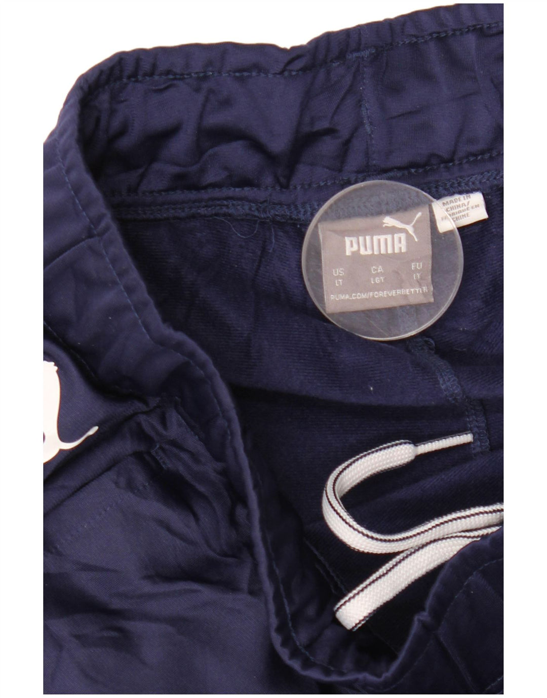 Puma muške hlače za trenirku Large Navy Blue Colourblock