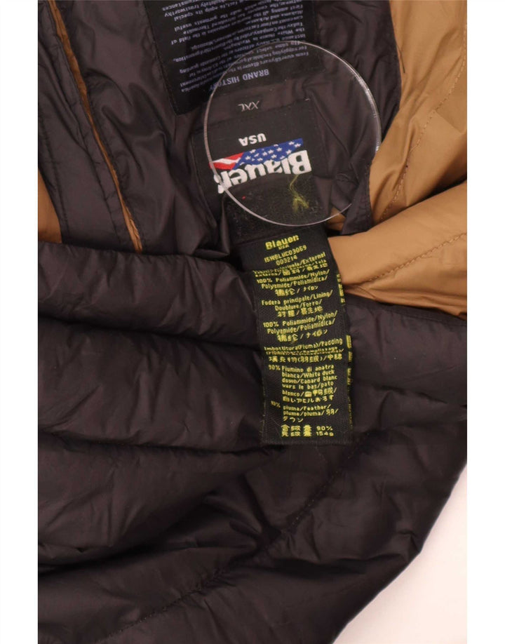 Blauer muška podstavljena jakna UK 44 2XL crni poliamid