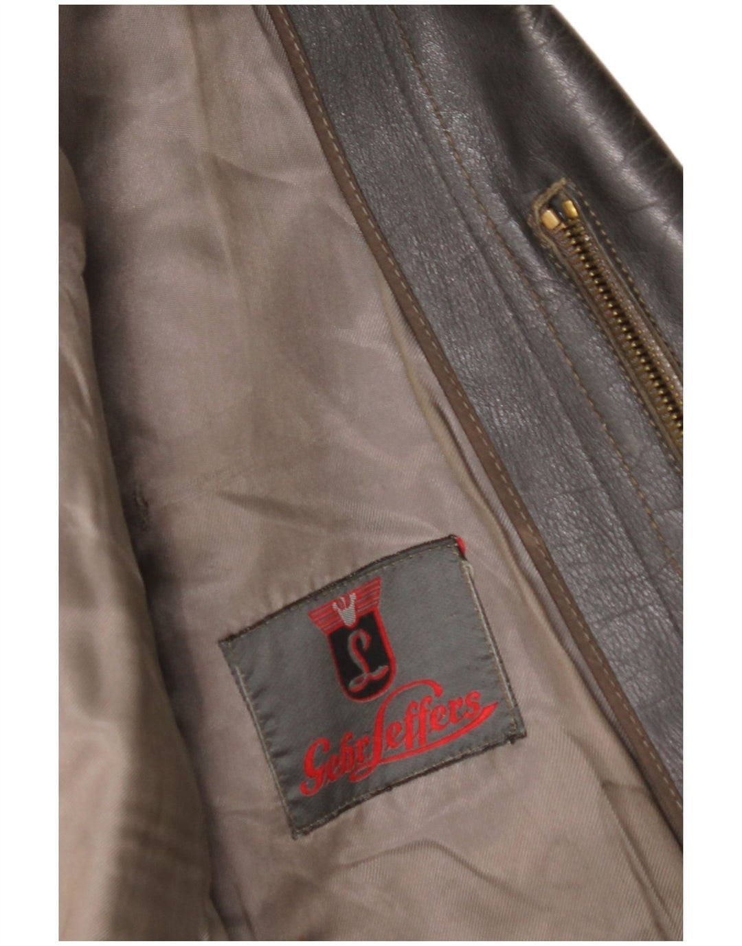 VINTAGE ženska kožna jakna UK 14 srednje crna